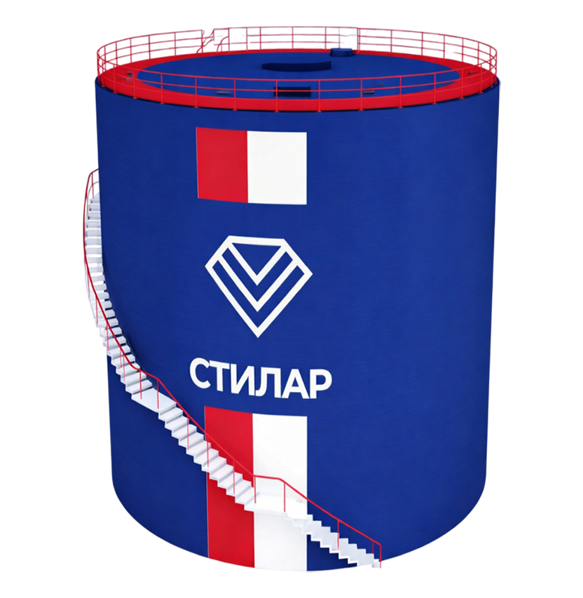 Цельносварной резервуар РВС для ГСМ 200 м³ от завода-производителя